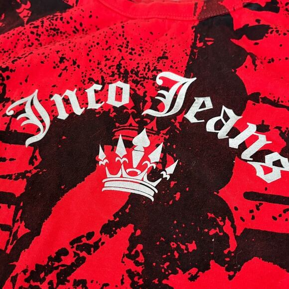 Rare JNCO Y2K Graphic Tank Top Unisex XL Skater Logo Mesh Grunge Streetwear Rave - Picture 2 of 7